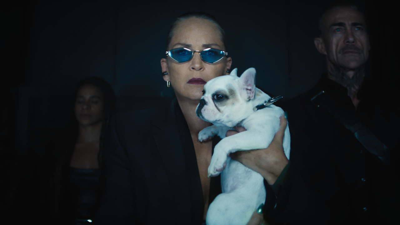 Sharon Stone as Lendina in 'Nobody 2', directed by Timo Tjahjanto. Photo: Universal Pictures.