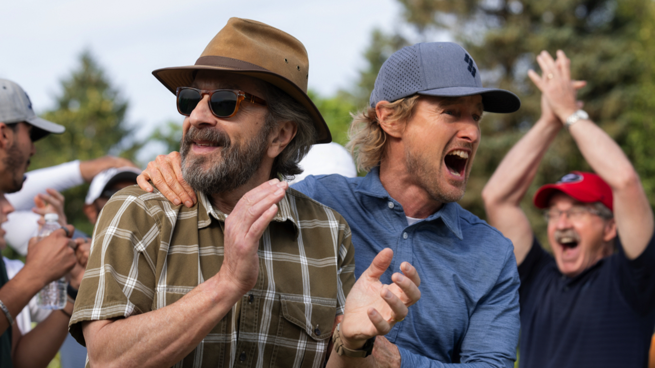 (L to R) Marc Maron and Owen Wilson in 'Stick,' premiering June 4, 2025 on Apple TV+. Photo: Apple TV+.