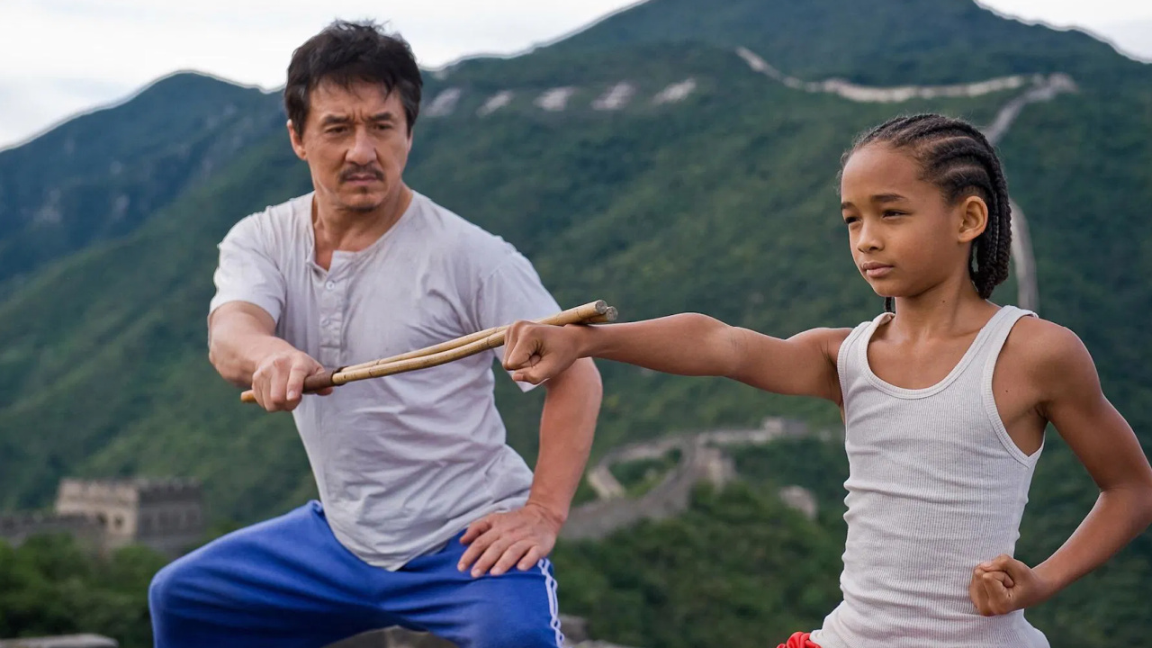 (L to R) Jackie Chan as Mr. Han and Jaden Smith as Dre Parker in 2010's 'The Karate Kid.' Photo: Sony Pictures.