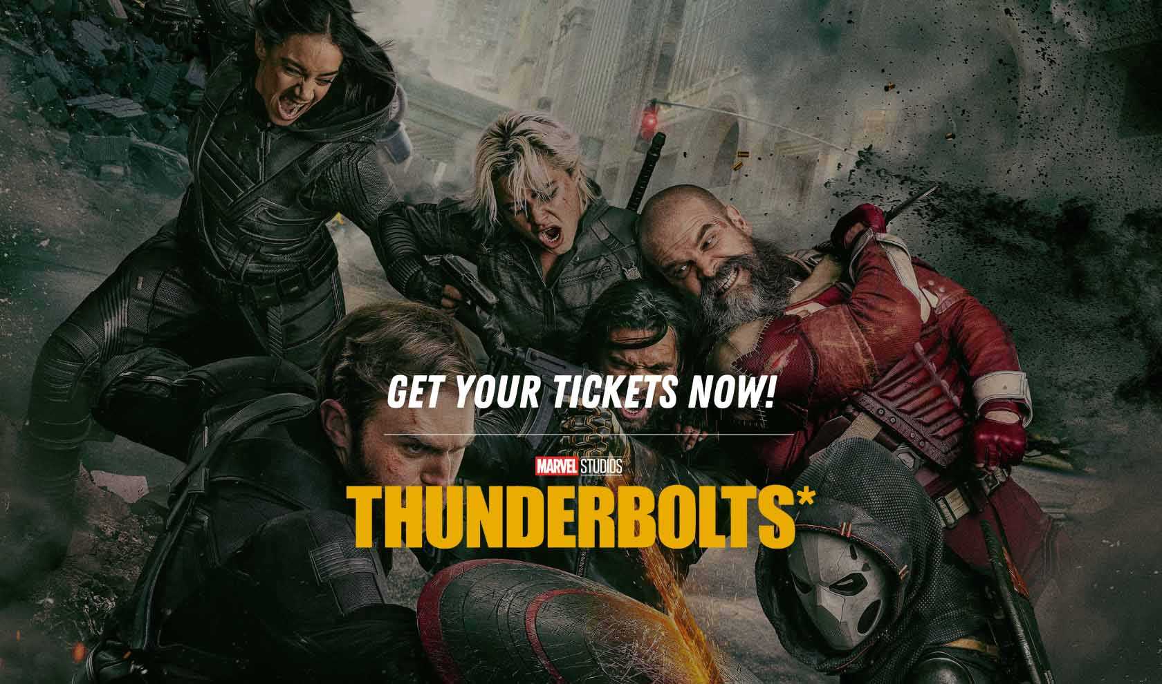 Watch 'Thunderbolts*' In Theaters