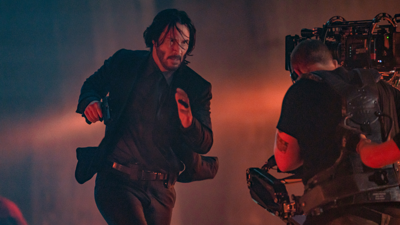 Keanu Reeves as John Wick in 'John Wick: Chapter 4'. Photo Credit: Murray Close for Lionsgate.