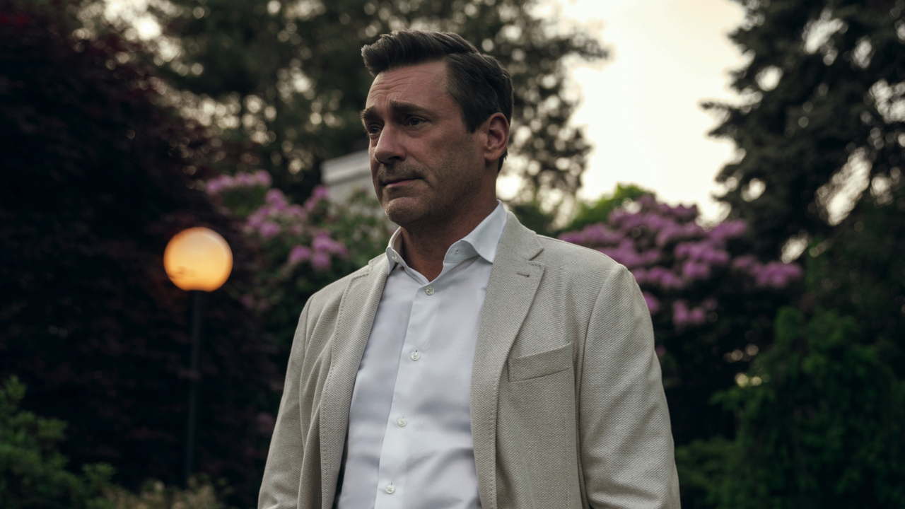 Jon Hamm as Andrew "Coop" Cooper in 'Your Friends & Neighbors.' Photo: Apple TV+.