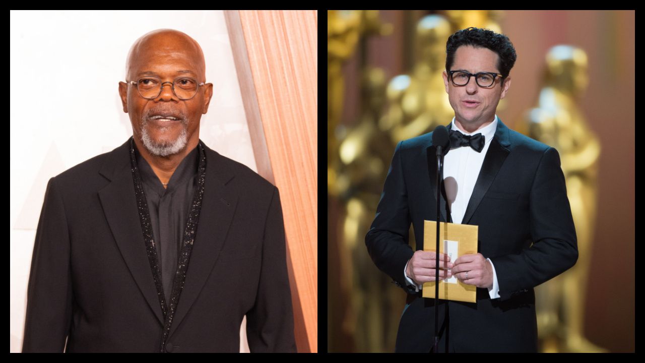 (Left) Samuel L. Jackson arrives on the red carpet of the 97th Oscars® at the Dolby® Theatre at Ovation Hollywood on Sunday, March 2, 2025. Credit/Provider: Michael Baker / The Academy. Copyright: ©A.M.P.A.S. (Right) Presenter J.J. Abrams onstage during the live ABC Telecast of The 88th Oscars® at the Dolby® Theatre in Hollywood, CA on Sunday, February 28, 2016. Credit/Provider: Aaron Poole / ©A.M.P.A.S. Copyright: Scott Diussa.