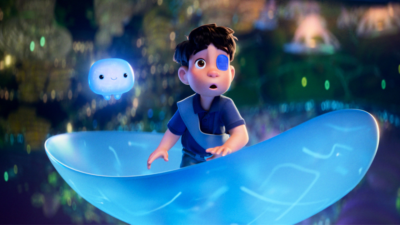 (L to R) Yonas Kibreab and Shirley Henderson in 'Elio'. Directed by Madeline Sharafian, Domee Shi and Adrian Molina, and produced by Mary Alice Drumm, Disney and Pixar’s 'Elio' releases in theaters June 20, 2025. © 2024 Disney/Pixar. All Rights Reserved.