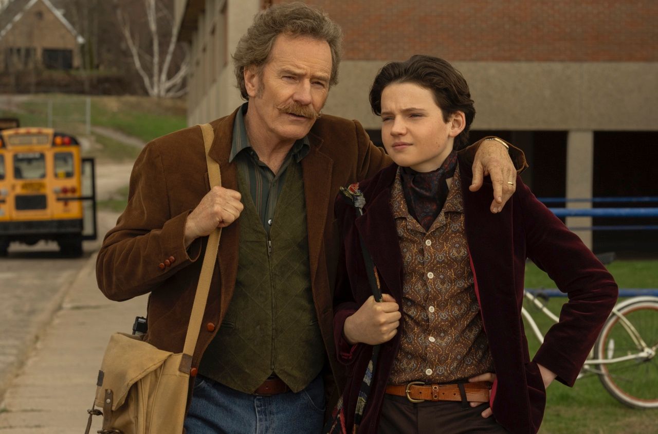 franetic-digital-marketing Bryan Cranston and Benjamin Evan Ainsworth in Jon. S. Baird’s 'Everything's Going to Be Great' Photo: Lionsgate.