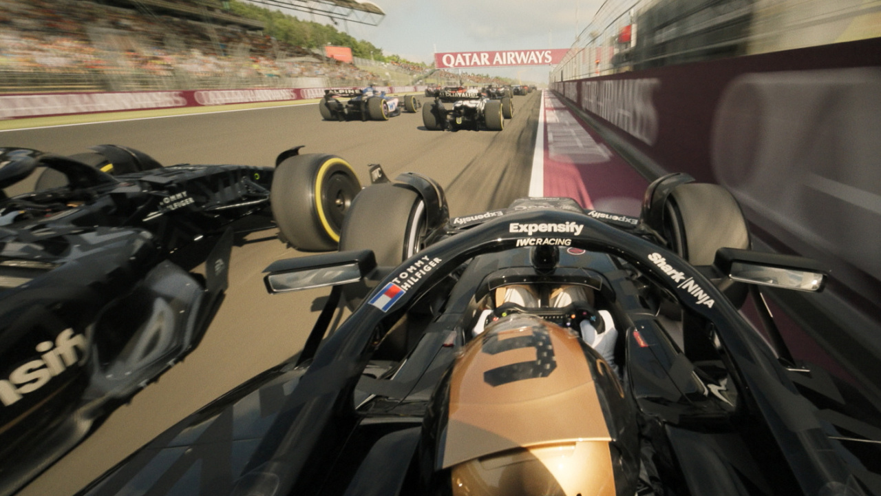 A scene from Apple Original Films’ 'F1', a Warner Bros. Pictures release. Photo Credit: Photo Courtesy Warner Bros. Pictures / Apple Original Films. Copyright: © 2025 Warner Bros. Entertainment Inc. All Rights Reserved.