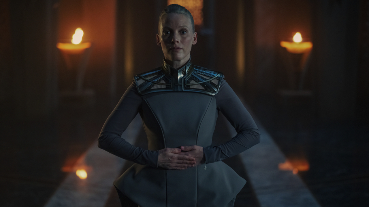 Laura Birn in 'Foundation,' premiering July 11, 2025 on Apple TV+.