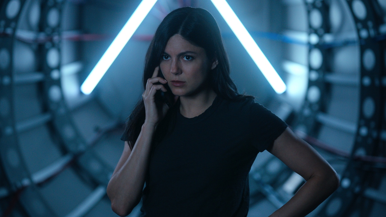 Monica Barbaro as Emma Brunner in episode 204 of 'Fubar.' Photo: Courtesy of Netflix © 2025