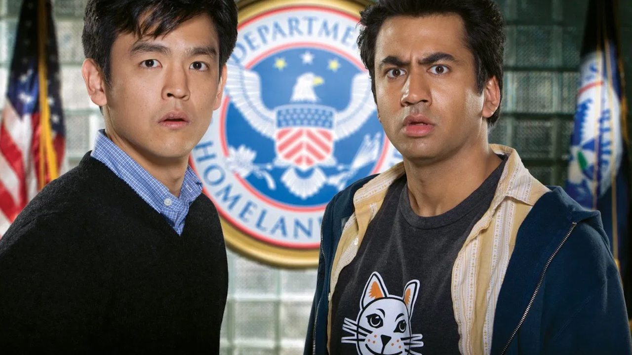 (L to R) John Cho and Kal Penn in 'Harold & Kumar Escape from Guantanamo Bay'. Photo: Warner Bros. Pictures.