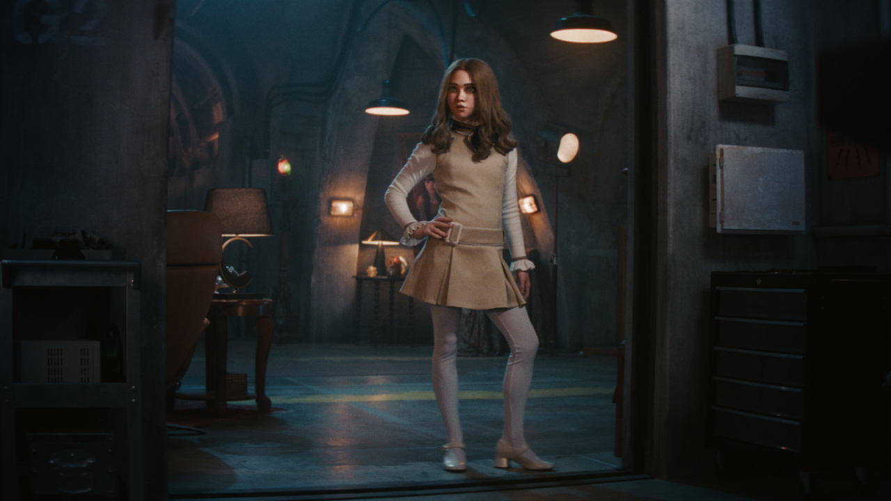 M3GAN in 'M3GAN 2.0', directed by Gerard Johnstone. Photo: Universal Pictures.