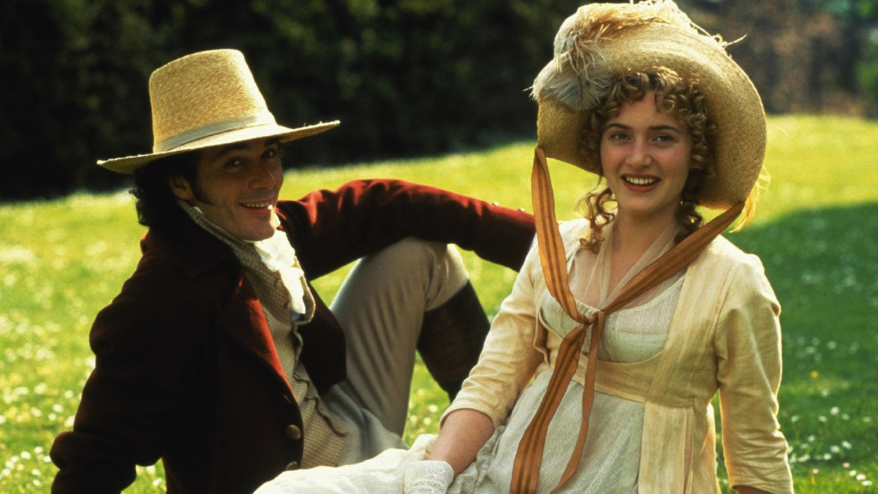 (L to R) Greg Wise, Kate Winslet in 'Sense and Sensibility.' Photo: Sony Pictures Releasing.
