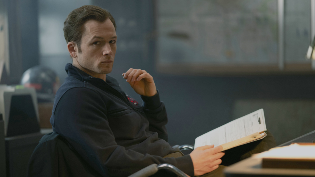 Taron Egerton in 'Smoke,' premiering June 27, 2025 on Apple TV+.