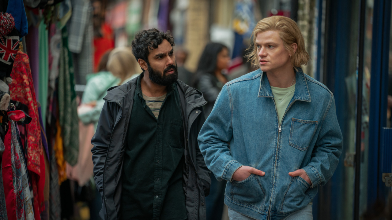(L to R) Kunal Nayyar and Tom Rhys-Harries in 'Suspicion', now streaming on Apple TV+.