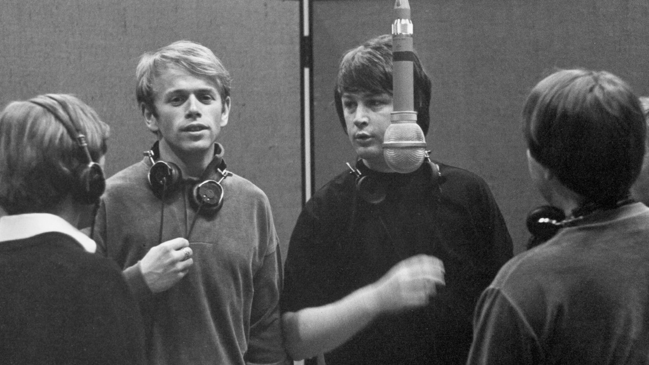 Brian Wilson and The Beach Boys in 'The Beach Boys: Making Pet Sounds'. Photo: Apple TV+.