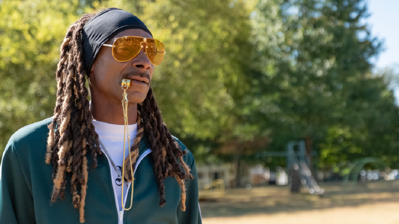 Snoop Dogg as Jaycen "Two Js" Jennings in director Charles Stone III's 'The Underdoggs,' an Amazon MGM Studios film. Photo credit: Wilford Harewood. © 2024 Metro-Goldwyn-Mayer Pictures Inc. All Rights Reserved.