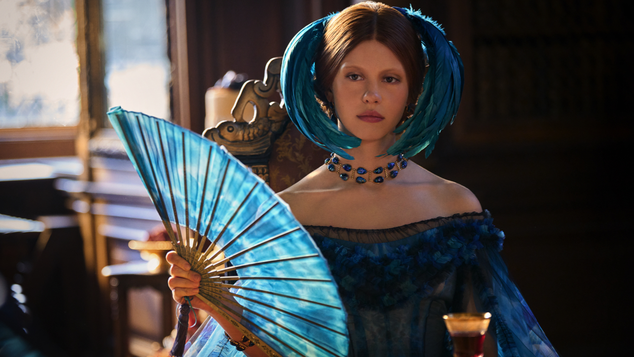 Mia Goth as Elizabeth in ‘Frankenstein’. Photo: Ken Woroner/Netflix © 2025.