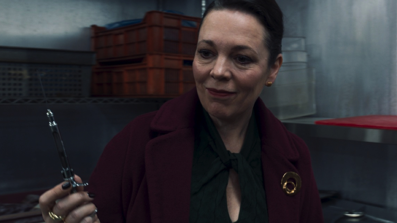 Olivia Colman as Special Agent Sonya Falsworth in Marvel Studios' 'Secret Invasion,' exclusively on Disney+. Photo courtesy of Marvel Studios. © 2022 MARVEL.