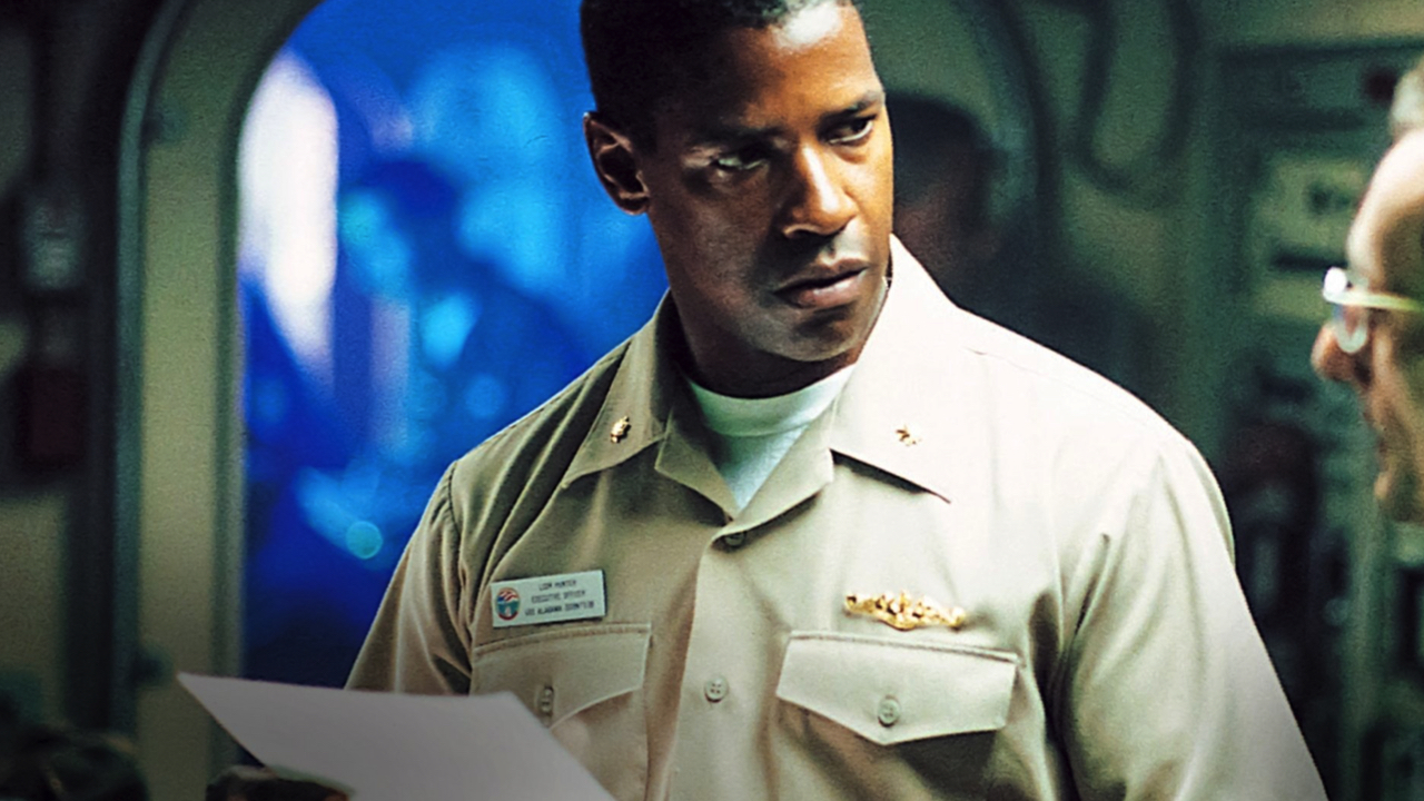 Denzel Washington in 'Crimson Tide'. Photo: © Hollywood Pictures Company, Don Simpson Productions, Inc. & Jerry Bruckheimer Inc.-All rights reserved.