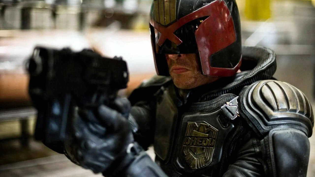 Karl Urban in 2012's 'Dredd'. Photo: Reliance Entertainment.