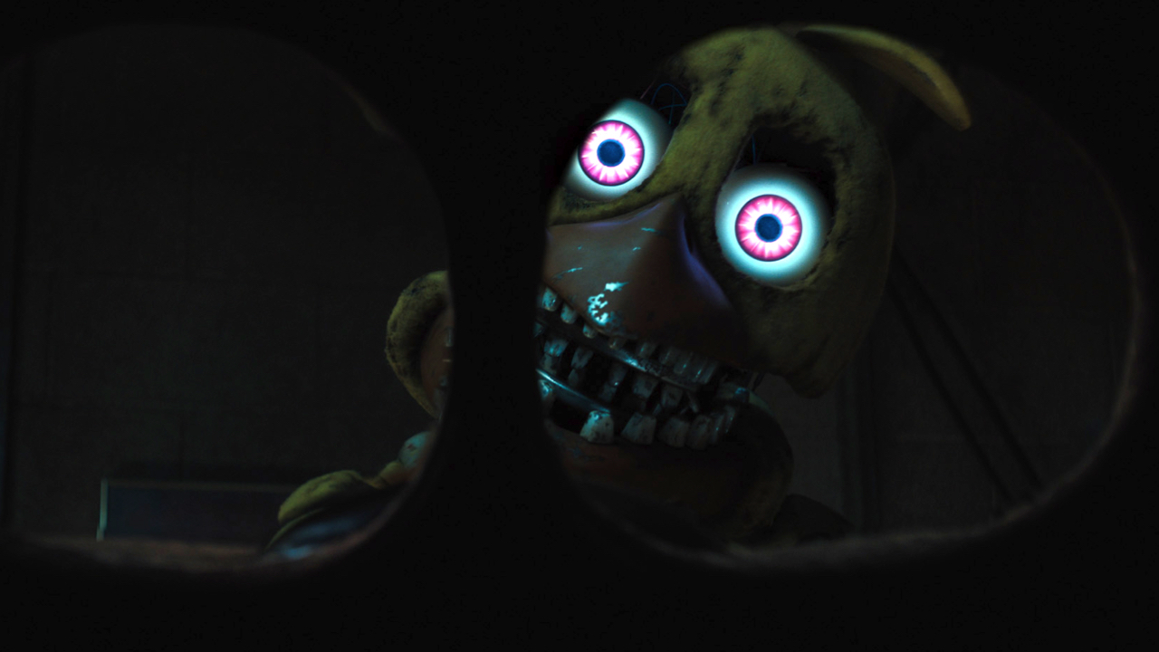Withered Chica in ‘Five Nights at Freddy’s 2’, directed by Emma Tammi. Photo: Universal Pictures. © Universal Pictures.