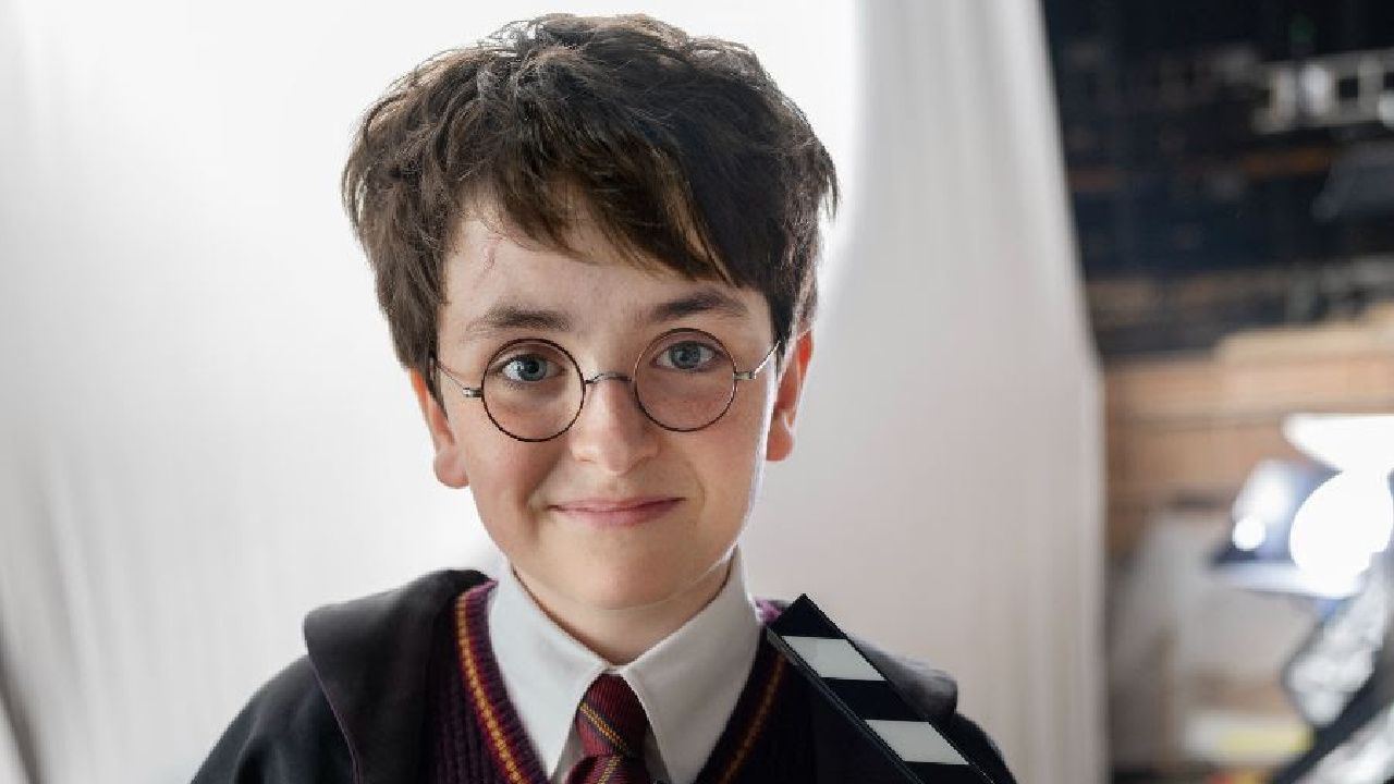 Dominic McLaughlin as Harry Potter in 'Harry Potter' (TV series). Image courtesy of Aidan Monaghan/HBO.