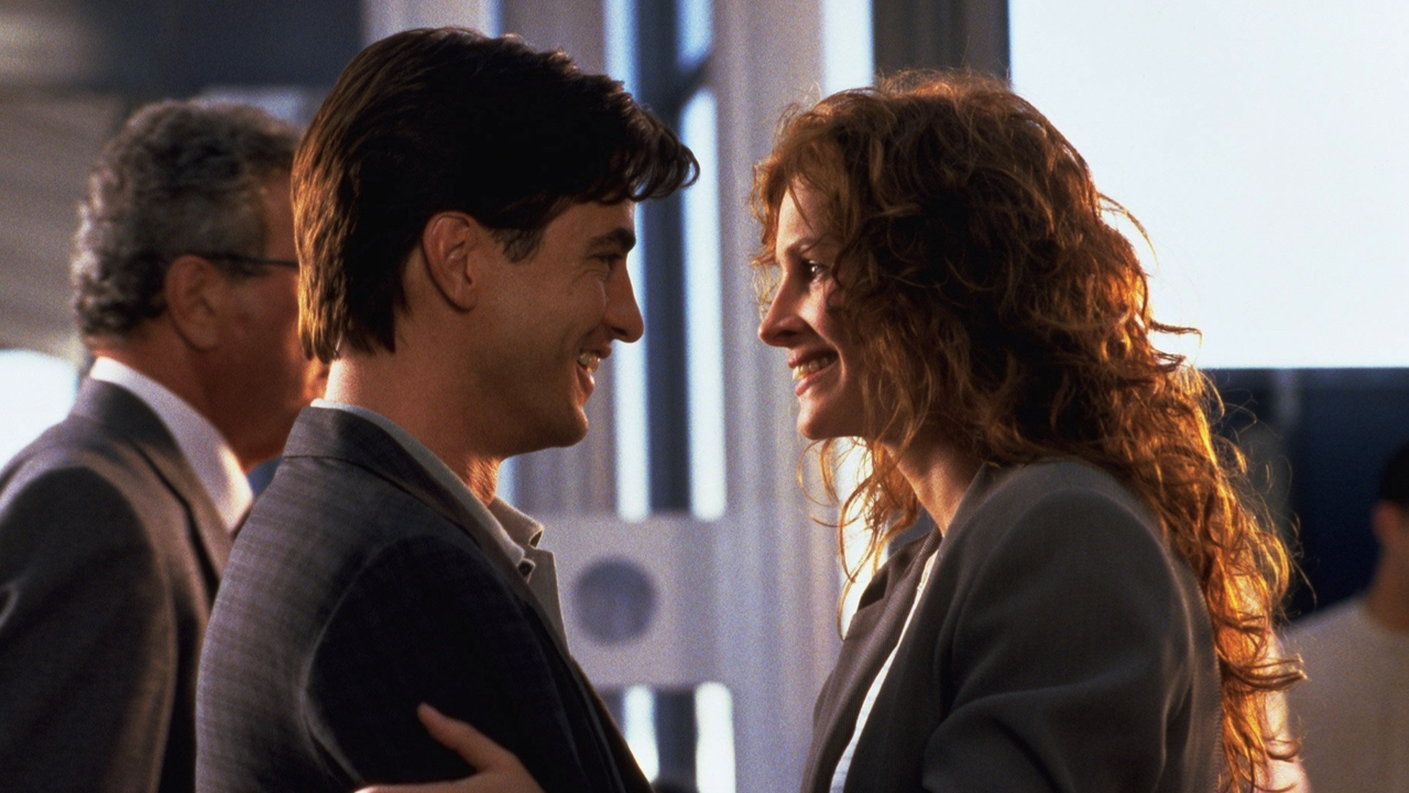 (L to R) Dermot Mulroney, Julia Roberts in 'My Best Friend's Wedding'. Photo: TriStar Pictures.