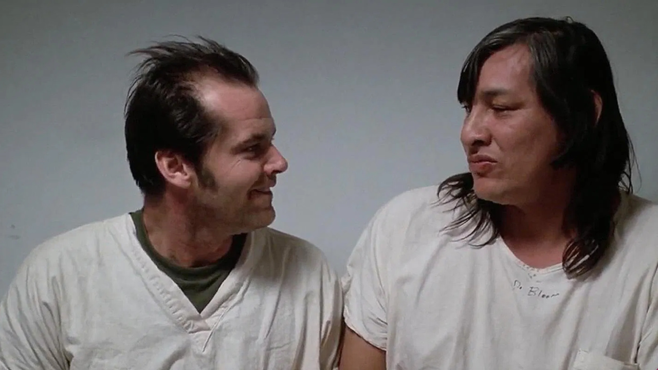 (L to R) Jack Nicholson and Will Sampson in 'One Flew Over the Cuckoo's Nest'. Photo: United Artists.