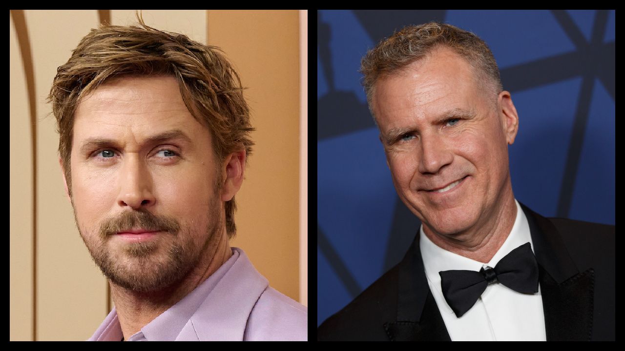 (Left) Ryan Gosling at the Oscar Nominee Luncheon held in the International Ballroom at the Beverly Hilton on Monday, February 12, 2024. The 96th Oscars will air on Sunday, March 10, 2024 live on ABC. Credit/Provider: Mike Baker / ©A.M.P.A.S. Copyright: ©A.M.P.A.S. (Right) Will Ferrell attends the Academy’s 2019 Annual Governors Awards in The Ray Dolby Ballroom on Sunday, October 27, 2019, in Hollywood, CA. Credit/Provider: Troy Harvey / ©A.M.P.A.S. Copyright: ©A.M.P.A.S.