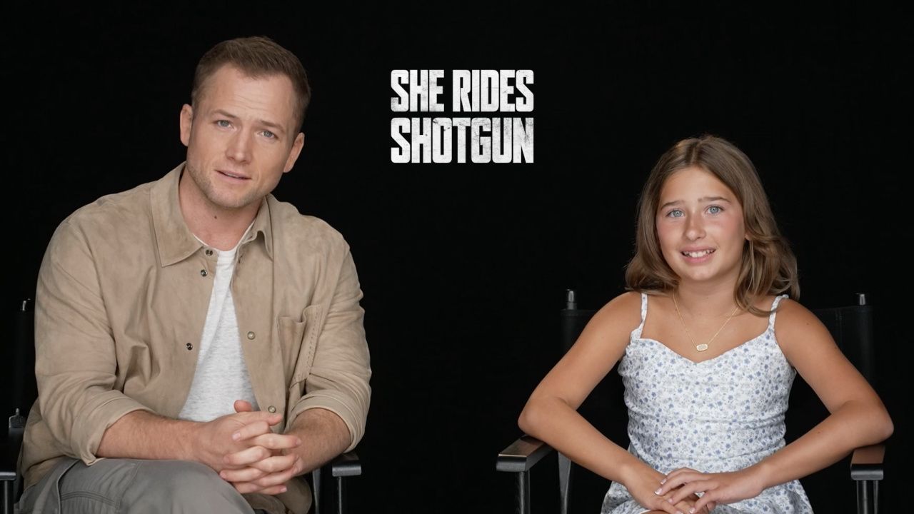 ‘She Rides Shotgun’ Interview: Taron Egerton and Ana Sophia Heger