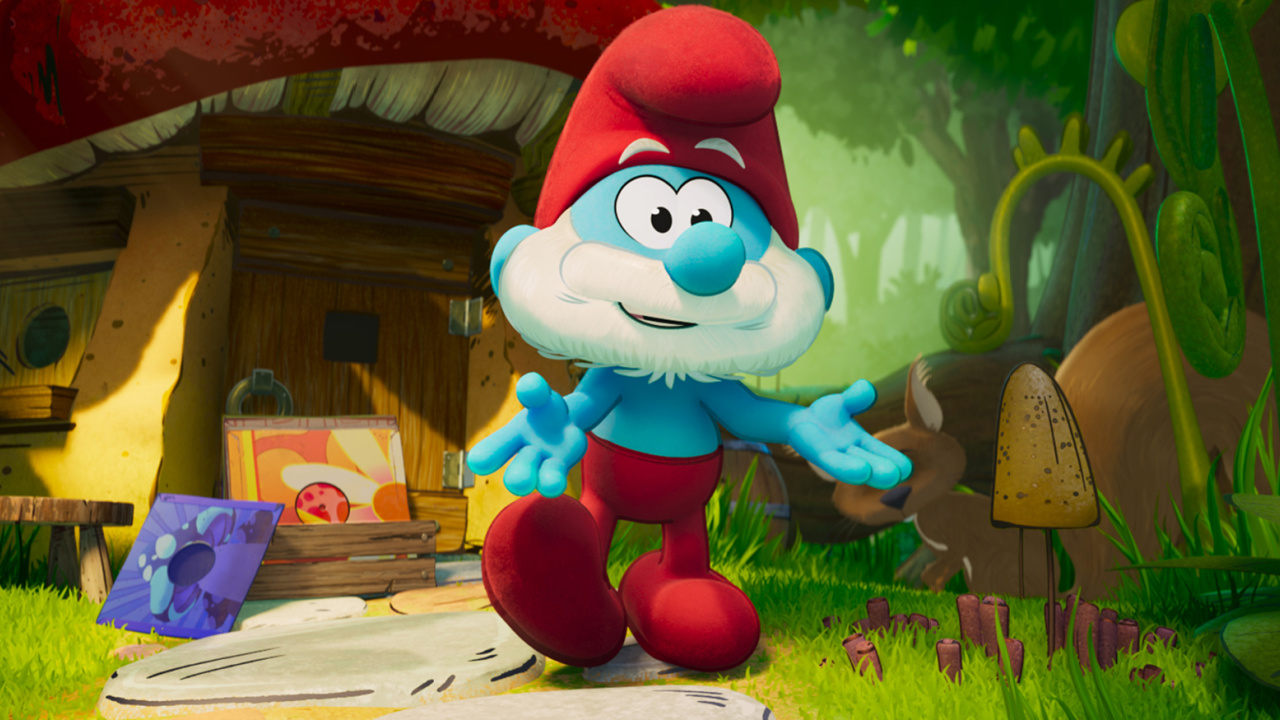 Papa Smurf (John Goodman) in 'Smurfs' from Paramount Animation. Photo: Paramount Pictures.