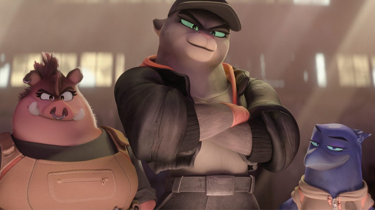 (from left) Pigtail (Maria Bakalova), Kitty Kat (Danielle Brooks) and Doom (Natasha Lyonne) in DreamWorks Animation’s 'The Bad Guys 2', directed by Pierre Perifel. © DreamWorks Animation LLC. All Rights Reserved.