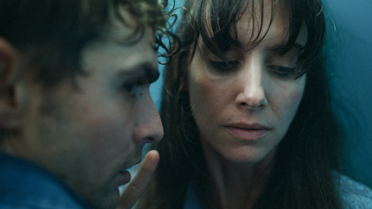 (L to R) Dave Franco and Alison Brie in 'Together'. Photo: Neon.