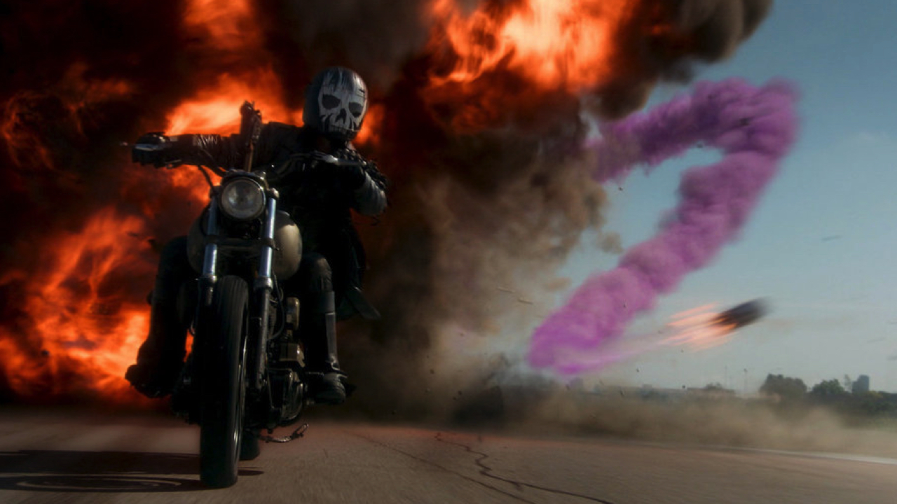 Richard De Klerk as Mr. Grimm in 'Twisted Metal' Season 2. Photo: Pief Weyman/PEACOCK.