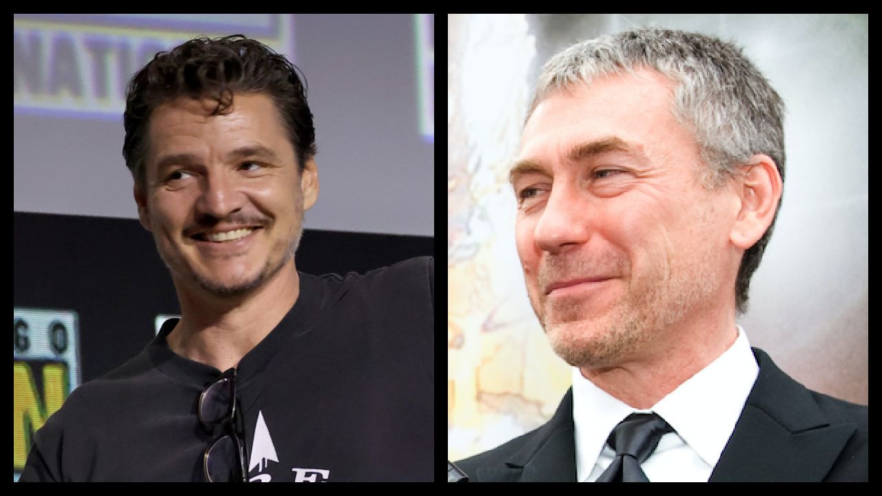 (Left) Pedro Pascal 'The Fantastic Four: First Steps' at San Diego Comic-Con 2024. © 2024 20th Century Studios / © and ™ 2024 MARVEL. (Right) Nominated for Best Director and Best Original Screenplay for his work on "Michael Clayton," Tony Gilroy arrives at the 80th Annual Academy Awards at the Kodak Theatre in Hollywood, CA, on Sunday, February 24, 2008. Credit/Provider: Richard Harbaugh / ©A.M.P.A.S. Copyright: ©A.M.P.A.S.