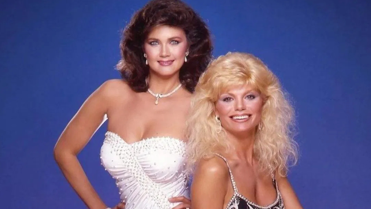 (L에서 R) Linda Carter와 Loni Anderson 'Partners의 범죄'. 사진 : NBC.