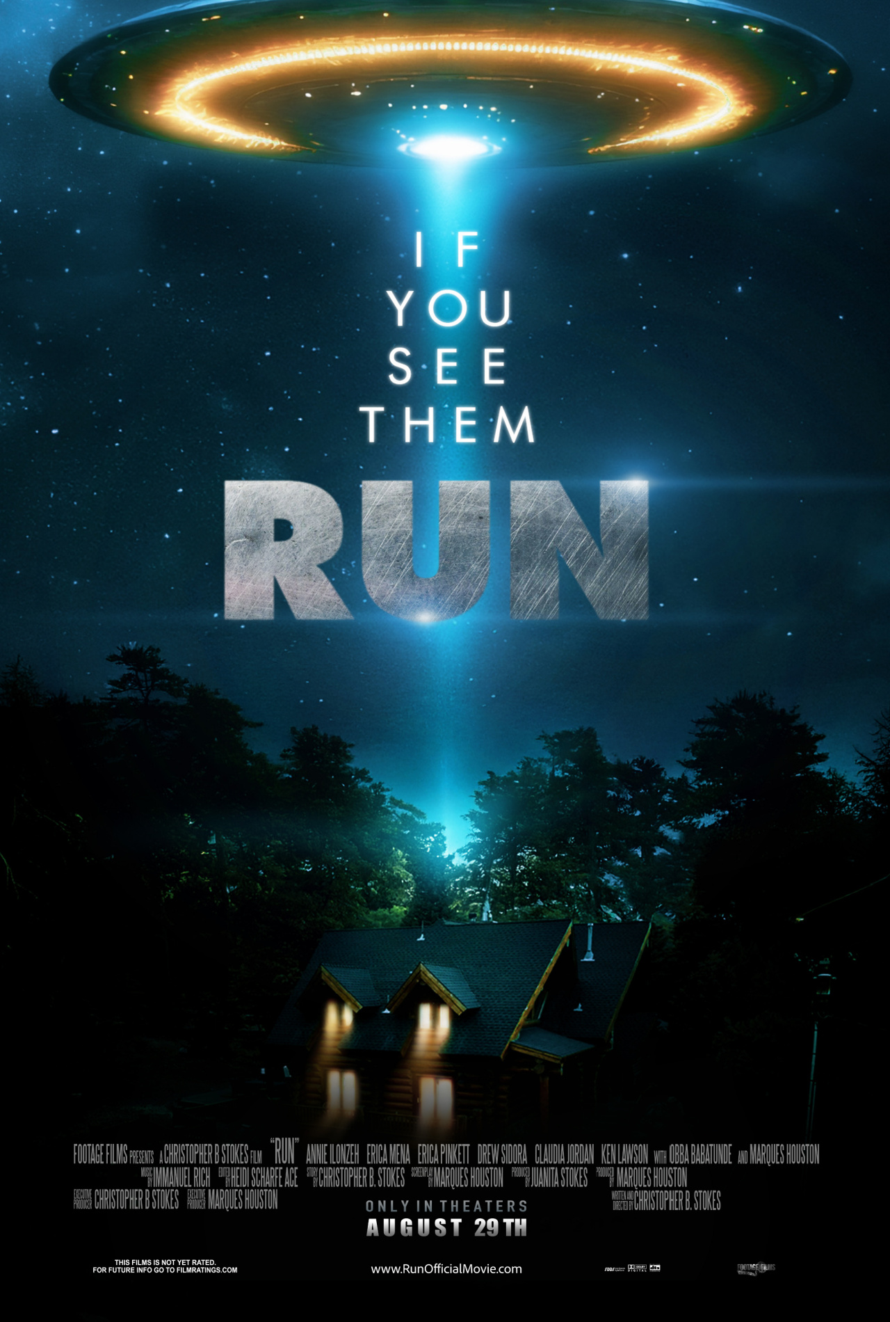 'Run', directed by Chris Stokes, opens in theaters on August 29th.