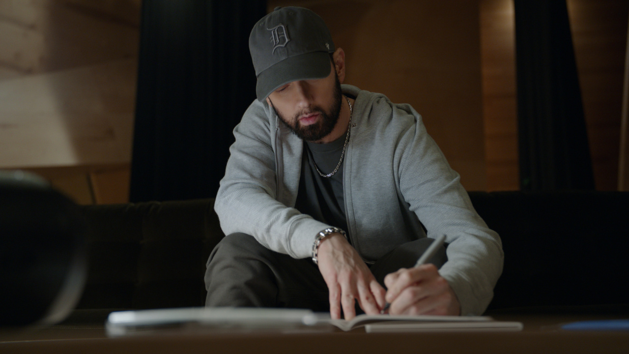 Eminem in 'Stans'. Photo: Paramount+.
