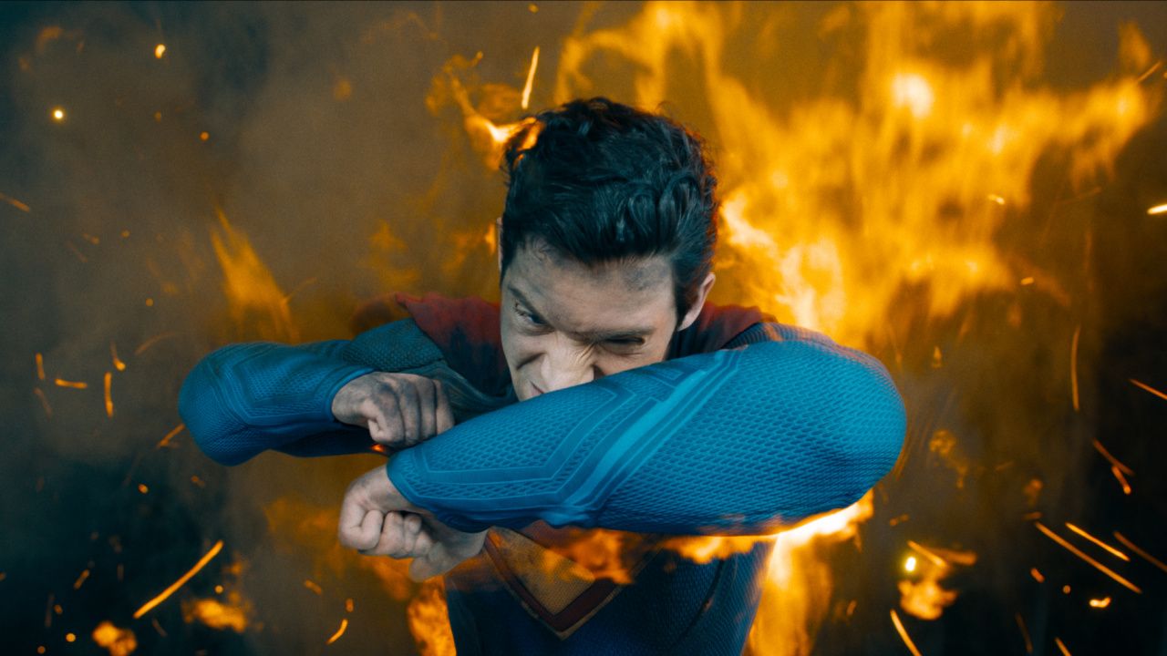 David Corwnswet as Superman in DC Studios’ and Warner Bros. Pictures’ 'Superman', a Warner Bros. Pictures release. Photo Credit: Courtesy of Warner Bros. Pictures. Copyright: © 2025 Warner Bros. Ent. All Rights Reserved. TM & © DC.