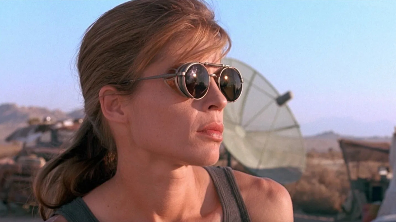 Linda Hamilton in 'Terminator 2: Judgment Day'. Photo: Tri-Star Pictures.
