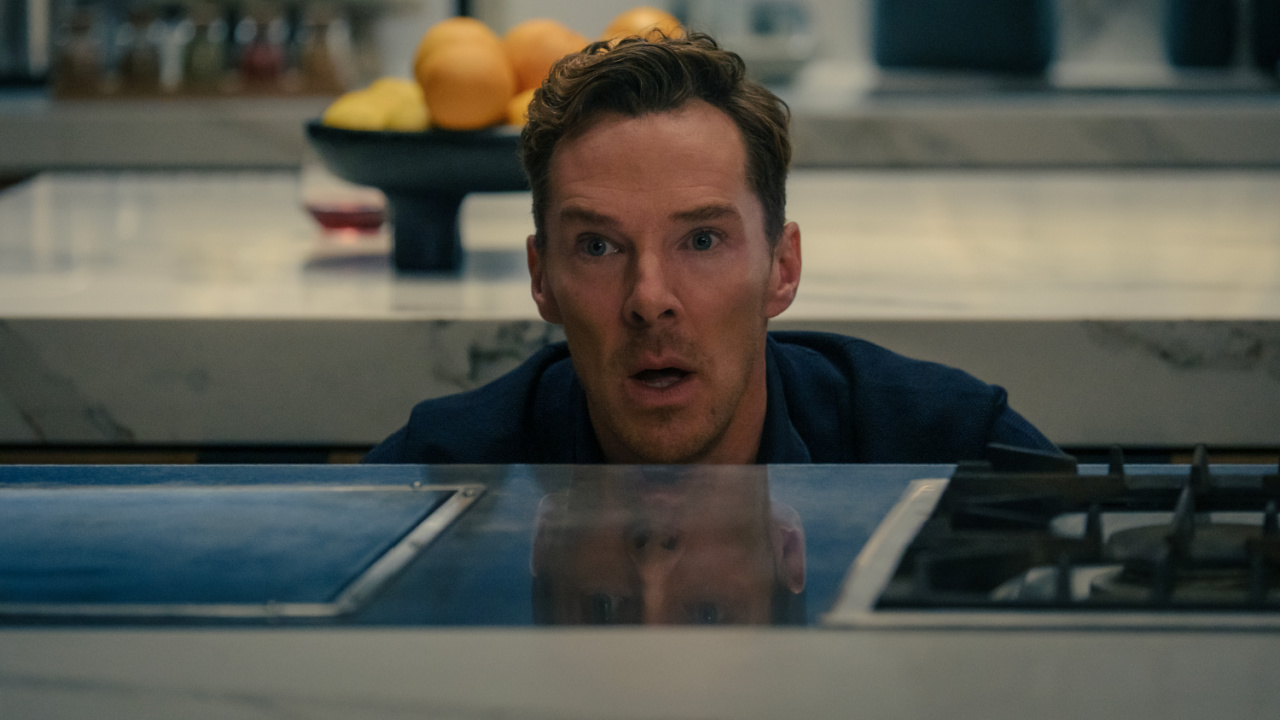 Benedict Cumberbatch in 'The Roses'. Photo by Jaap Buitendijk, Courtesy of Searchlight Pictures. © 2025 Searchlight Pictures All Rights Reserved.