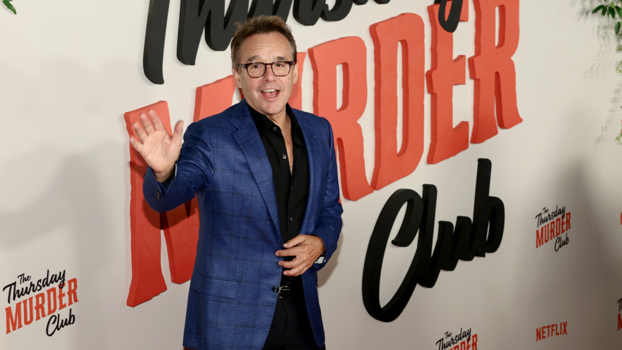 Chris Columbus는 2025 년 8 월 14 일 뉴욕시에서 'The Murder Club'의 NYC 특별 상영에 참여했습니다. Netflix의 Dimitrios Compuris/Getty Image의 사진.
