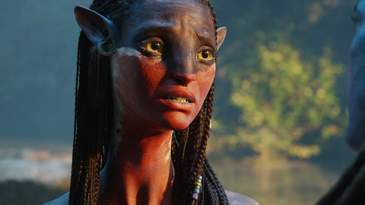 Neytiri (Zoe Saldaña) in 20th Century Studios' 'Avatar: Fire and Ash'. Photo courtesy of 20th Century Studios. © 2025 20th Century Studios. All Rights Reserved.