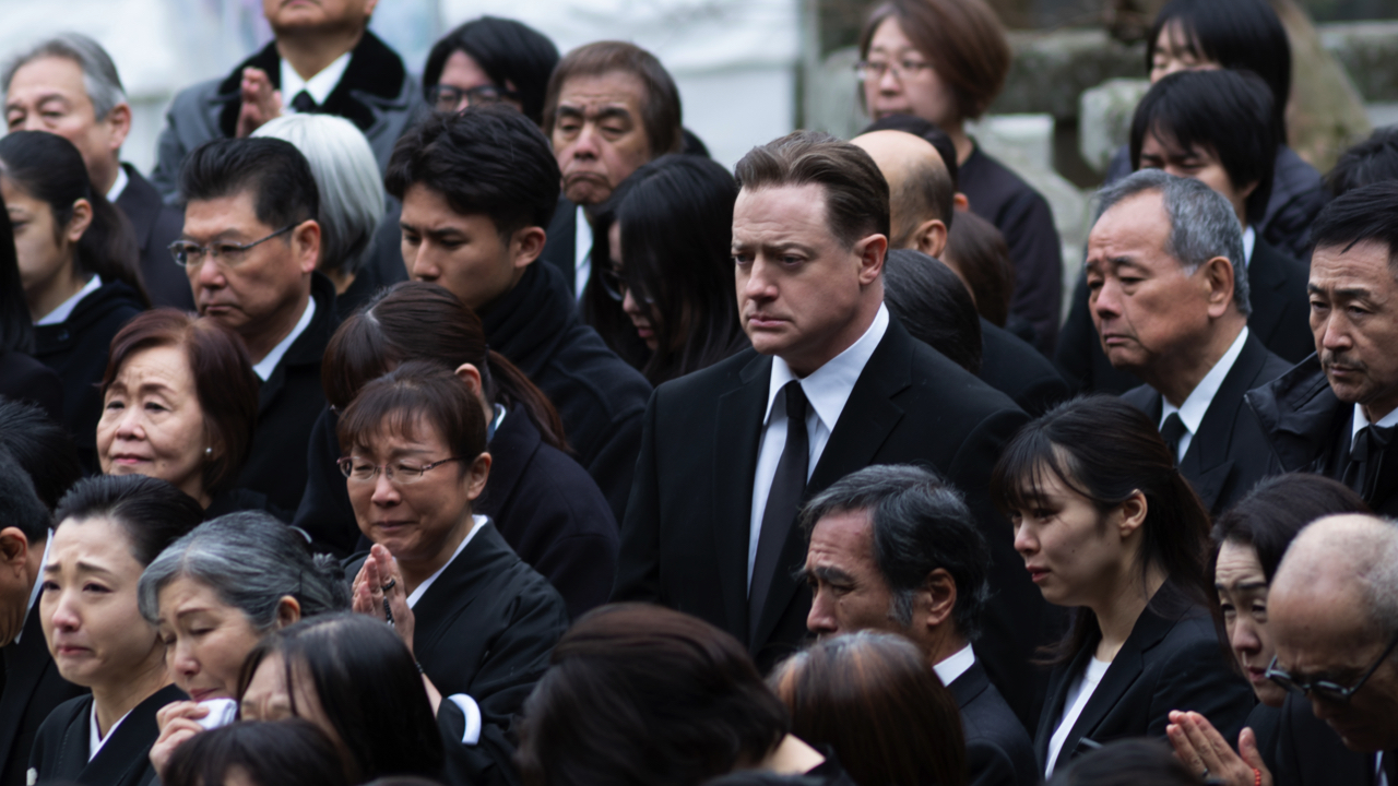 Brendan Fraser in 'Rental Family'. Photo: James Lisle/Searchlight Pictures. © 2025 Searchlight Pictures. All Rights Reserved.