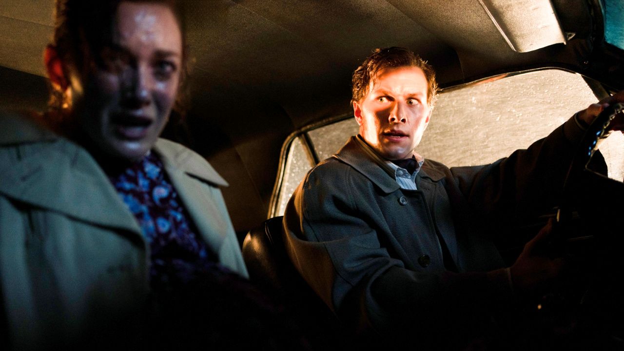 (L to R) Madison Lawlor as Young Lorraine and Orion Smith as Young Ed in New Line Cinema’s 'The Conjuring: Last Rites,' a Warner Bros. Pictures release. Photo Credit: Giles Keyte. Copyright: © 2025 Warner Bros. Entertainment Inc. All Rights Reserved.