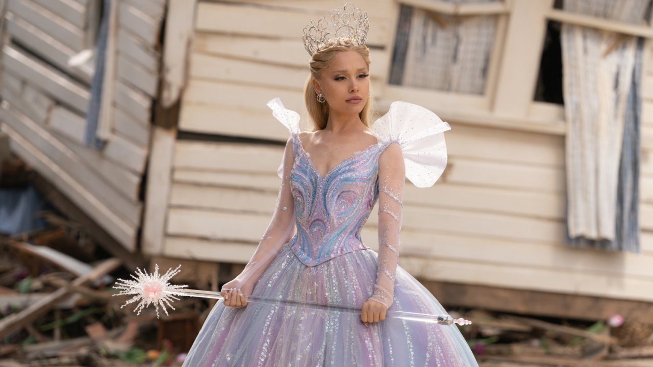 Ariana Grande is Glinda in 'Wicked For Good', directed by Jon M. Chu.