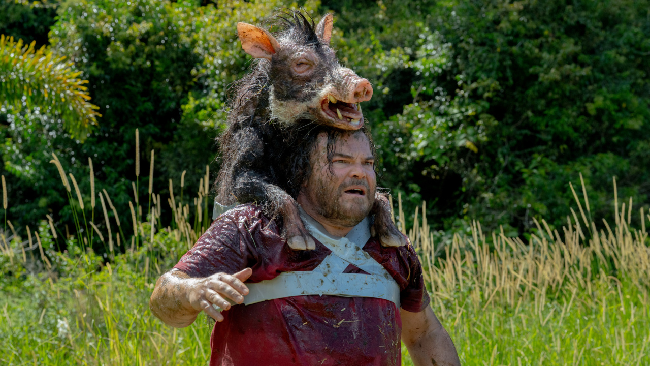 Doug (Jack Black) in Columbia Pictures' 'Anaconda'. Copyright: © 2025 CTMG, Inc. All Rights Reserved. Photo: Bradley Patrick.