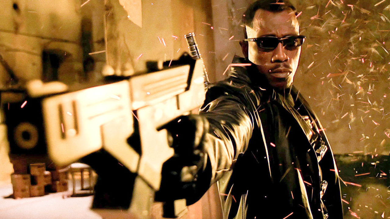 Wesley Snipes in 'Blade II'. Photo: New Line Cinema.