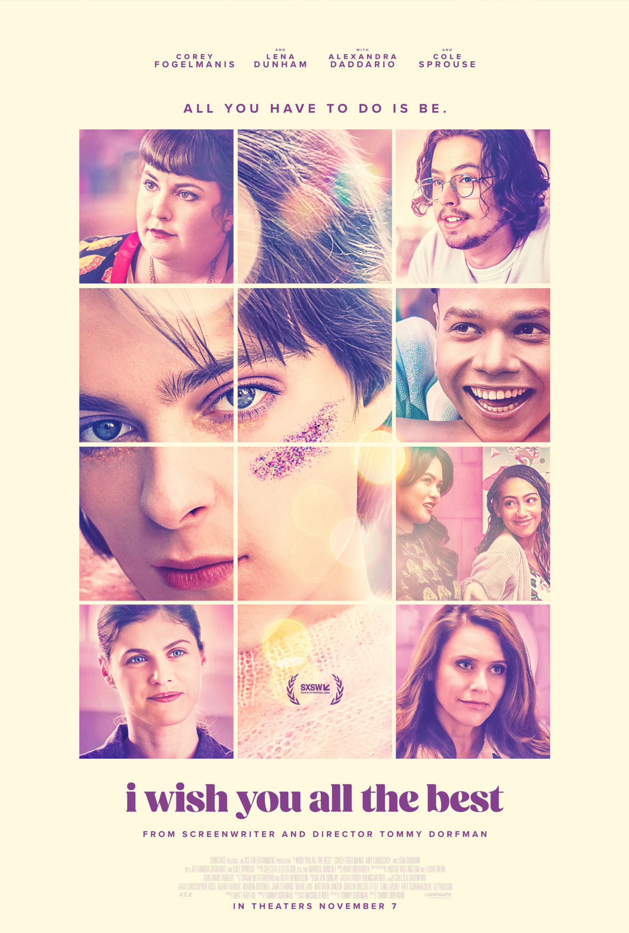 'I Wish You All the Best' opens in theaters on November 7th.