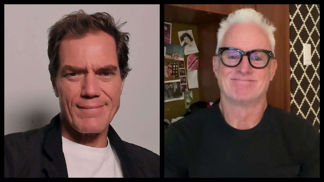 (L to R) Michael Shannon and John Slattery star in 'Nuremberg'.