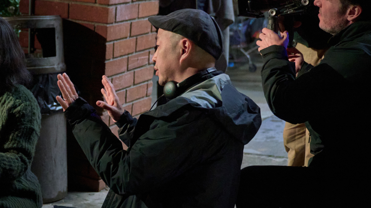 Director Eric Lin on the set of 'Rosemead'. Photo: Vertical.